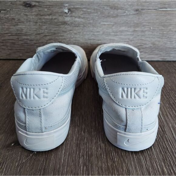 Nike Court Legacy Slip-On Sneaker - Light Blue - Size 6 - Picture 5 of 9